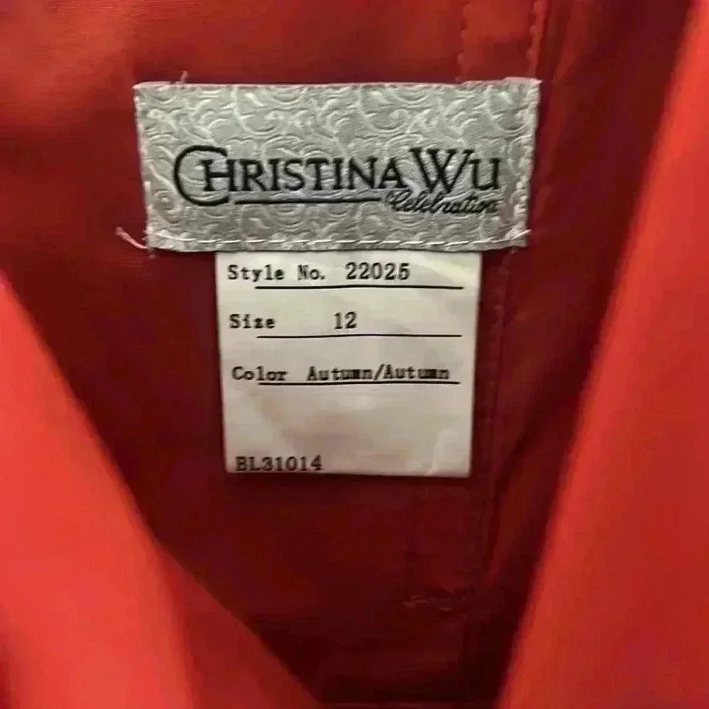 CHRISTINA WU CELEBRATION BRIDESMAID DRESS STYLE 22025-Autumn Color-NWT - Picture 8 of 8